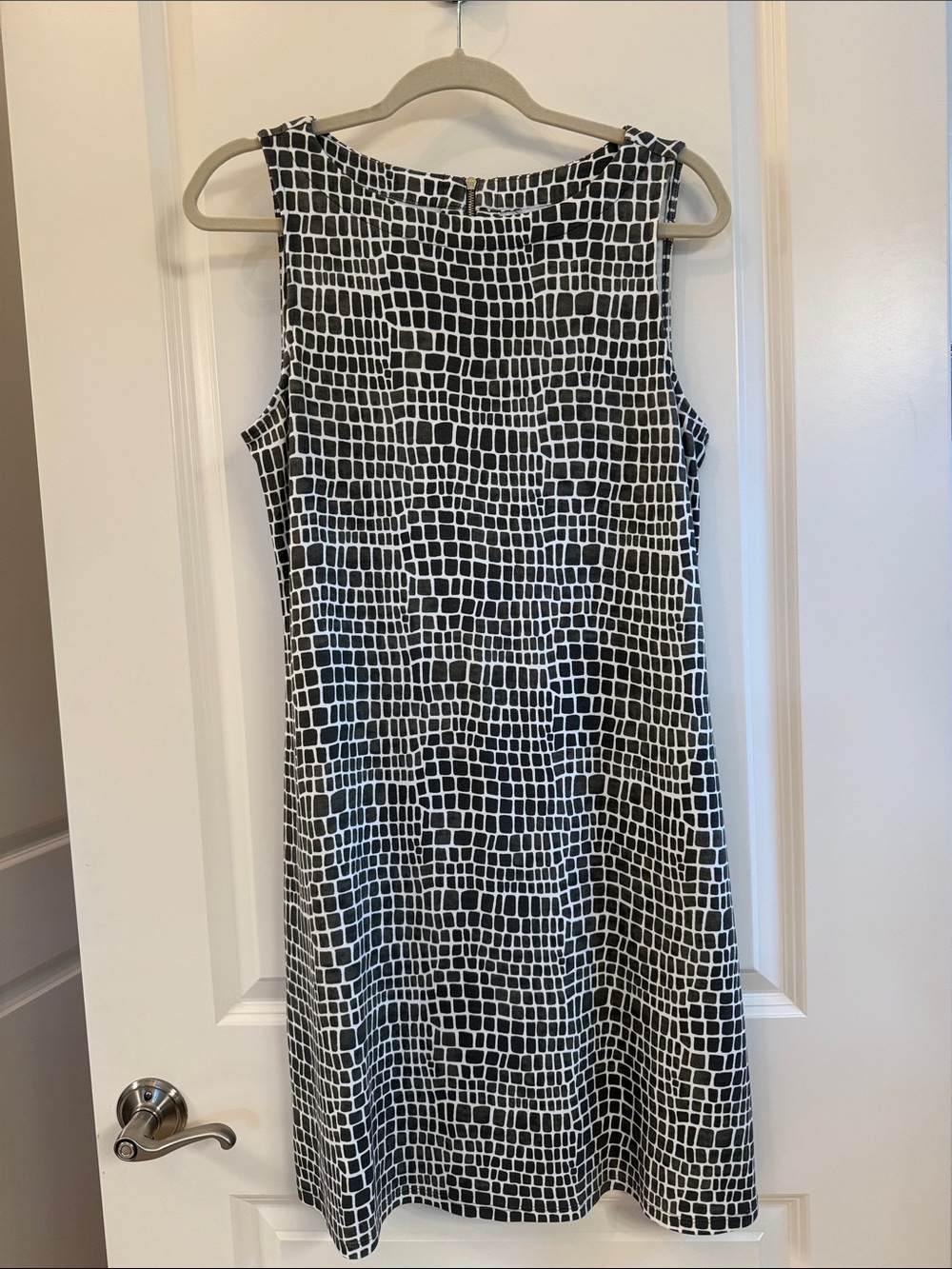Tommy Bahama Olive Green & Ivory Shift Dress